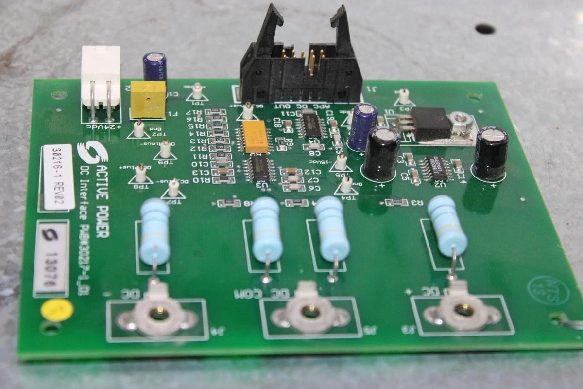 Used ACTIVE POWER DC INTERFACE PWB 30217-1_01 30216 REV. 02 **WARRANTY INCLUDED**
