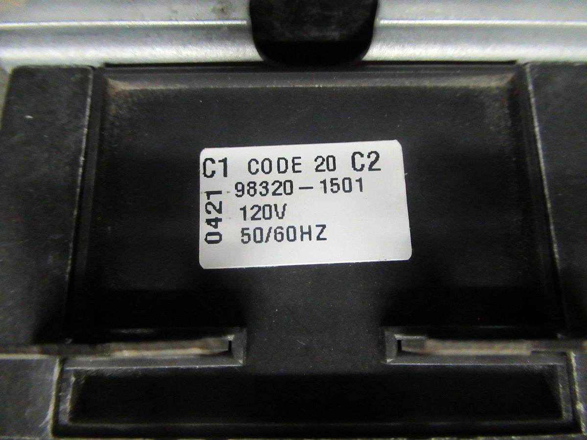 Used PRODUCTS UNLIMITED CONTACTOR 3100-30T828VB 25A 20HP 600V COIL: 120V