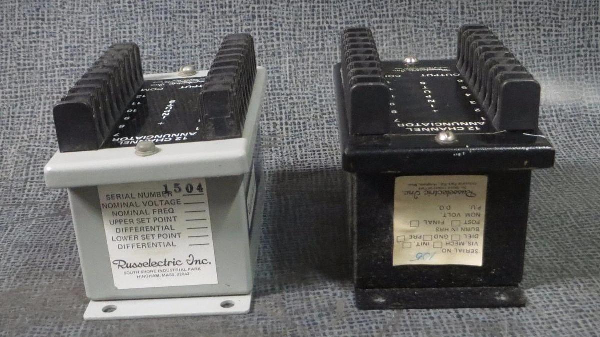 Used RUSSELECTRIC INC 12 CHANNEL ANNUNCIATOR * INCLUDES WARRANTY*