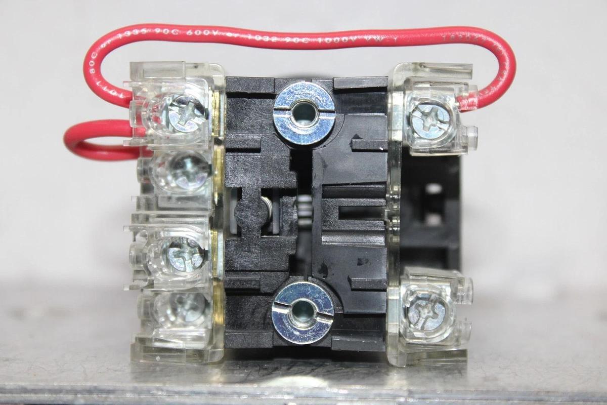 Used ALLEN BRADLEY PUSH BUTTON CONTACT BLOCK 800T-QTH10R 120 VOLT **WARRANTY**