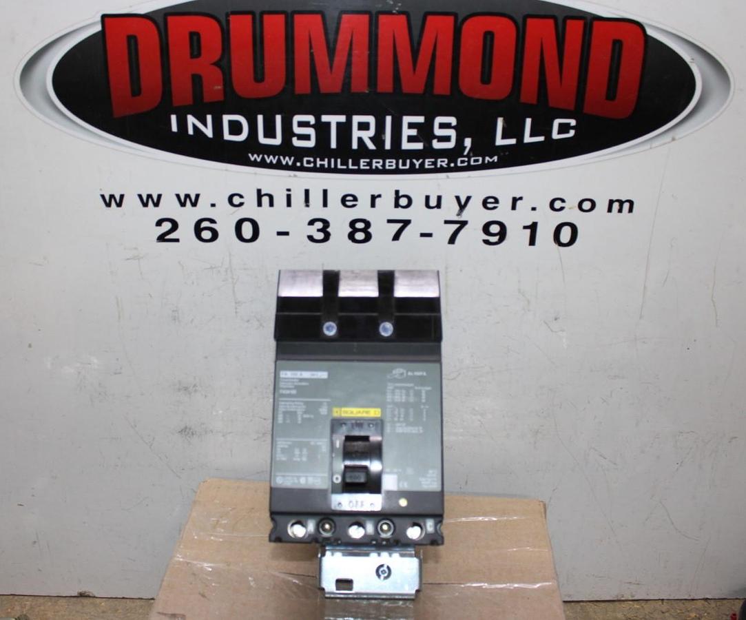 Used SQUARE D I-LINE CIRCUIT BREAKER FA34100 100 AMP 480 VOLT 3-POLE **WARRANTY**