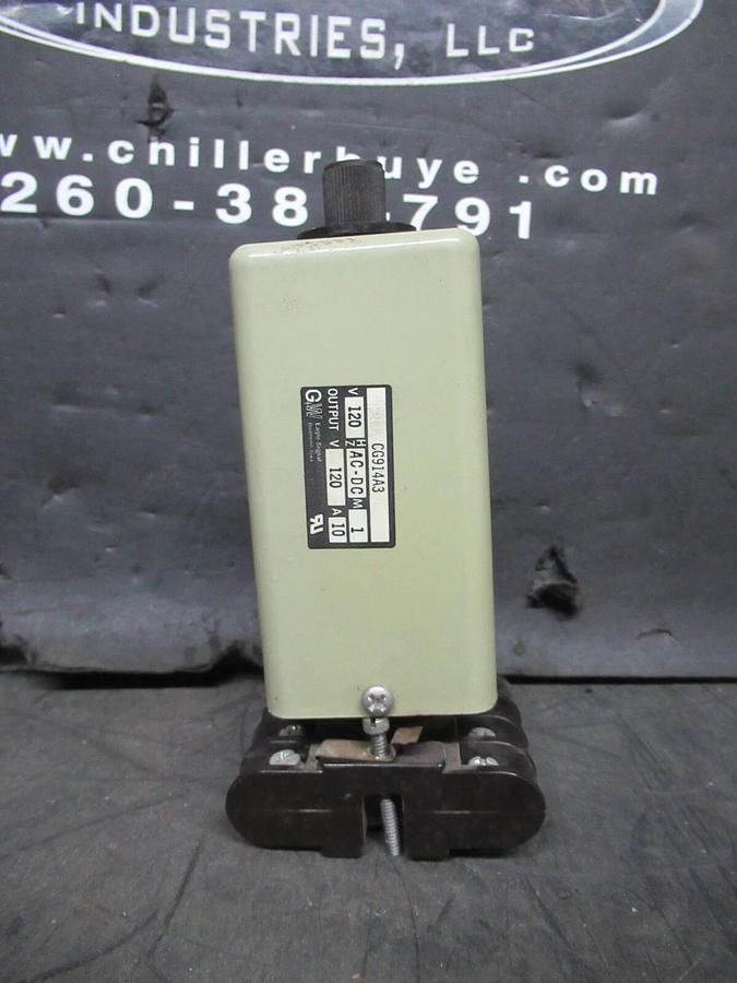 Used GW EAGLE SIGNAL 1-60 SECONDS TIMER CG914A3 120 VOLT AC/DC 10 AMP **WARRANTY**