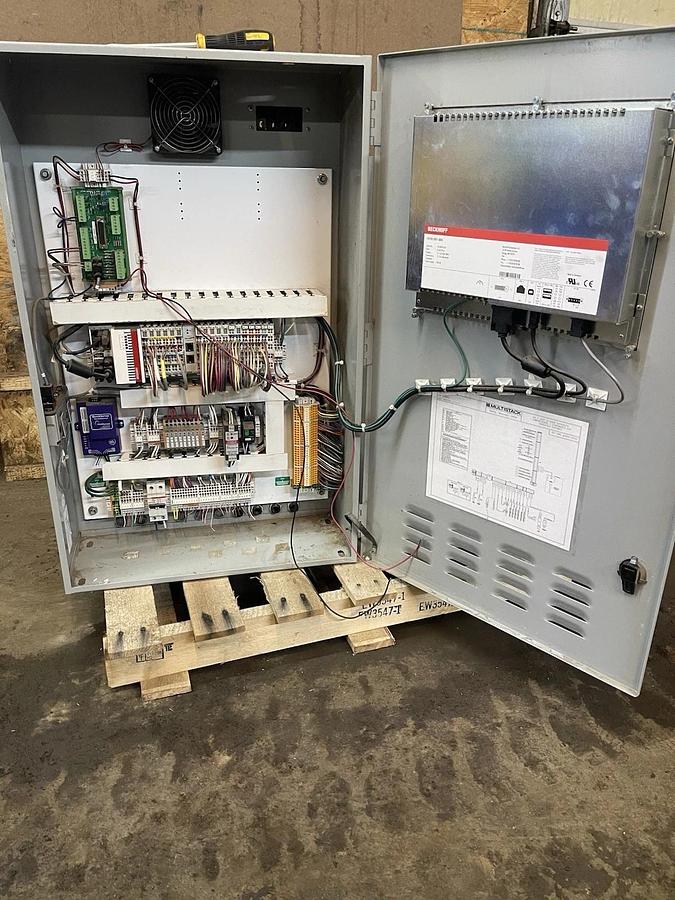 Used MAGLEV MULTISTACK CHILLER CONTROL PANELS MS5082FC1F4W4H1AA88FF-R134A 460V 77A
