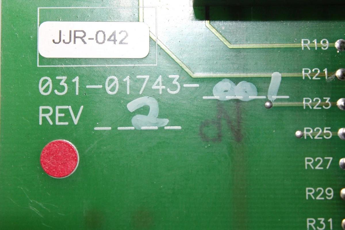 Used YORK HVAC CHILLER INPUT/OUTPUT CIRCUIT BOARD 031-01743-001 REV. 2 **WARRANTY**