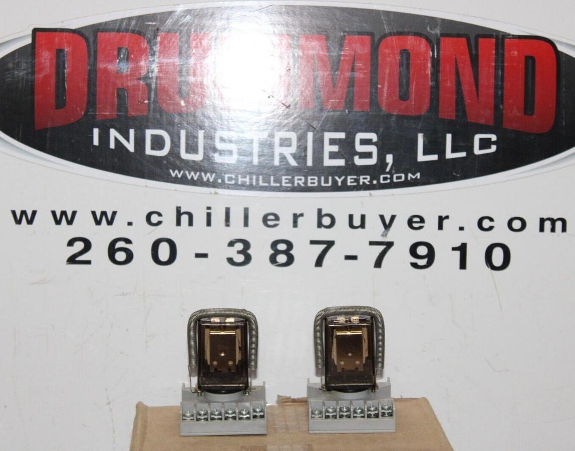 Used LOT OF 2 SCHRACK RELAY RL305110 115/240 VAC 10 AMP 50/60 HZ *WARRANTY*