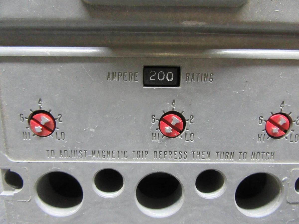 Used WESTINGHOUSE CIRCUIT BREAKER HKA3225F 3-POLE 225 AMP FRAME 200 AMP TRIP 600 VAC