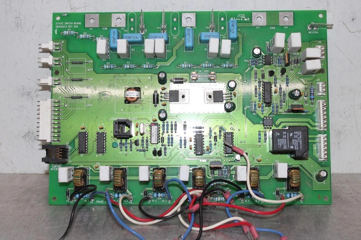 Used EATON POWERWARE STATIC SWITCH CIRCUIT BOARD 118400223 REV. A00 **WARRANTY**