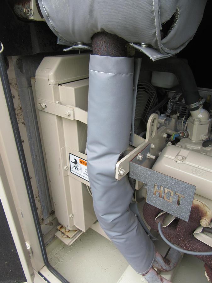 Used 30 KW NATURAL GAS PROPANE GENERATOR KATOLIGHT 120/240V RE-CONNECTABLE 114 HRS VIDEO WE SHIP