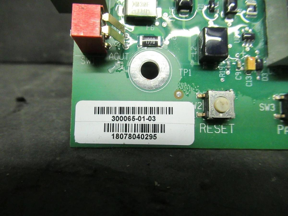 Used BENSHAW REDISTART CIRCUIT BOARD 300065-01-03 SOFTWARE#: 810039-01-03
