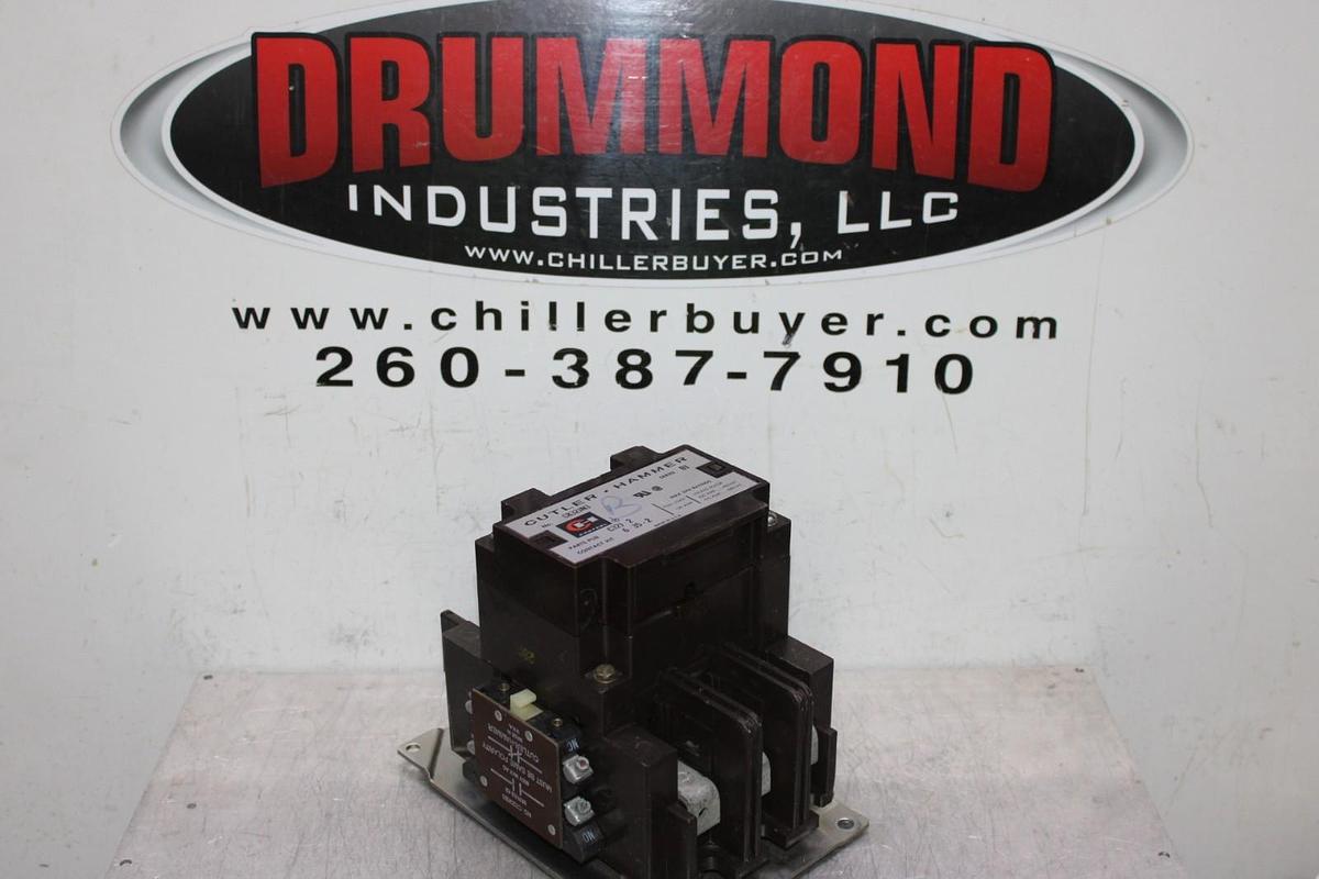 Used CUTLER-HAMMER CONTACTOR C832JN3 NEMA SIZE 3 120 AMP 600 VAC 3-POLE COIL: 120 V