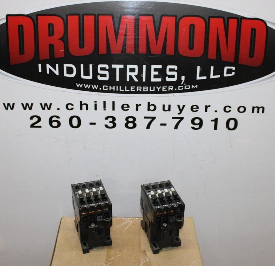 Used ABB CONTACTOR B12-30-10 21 AMP 600 VAC 3-POLE 10 HP *LOT OF 2*