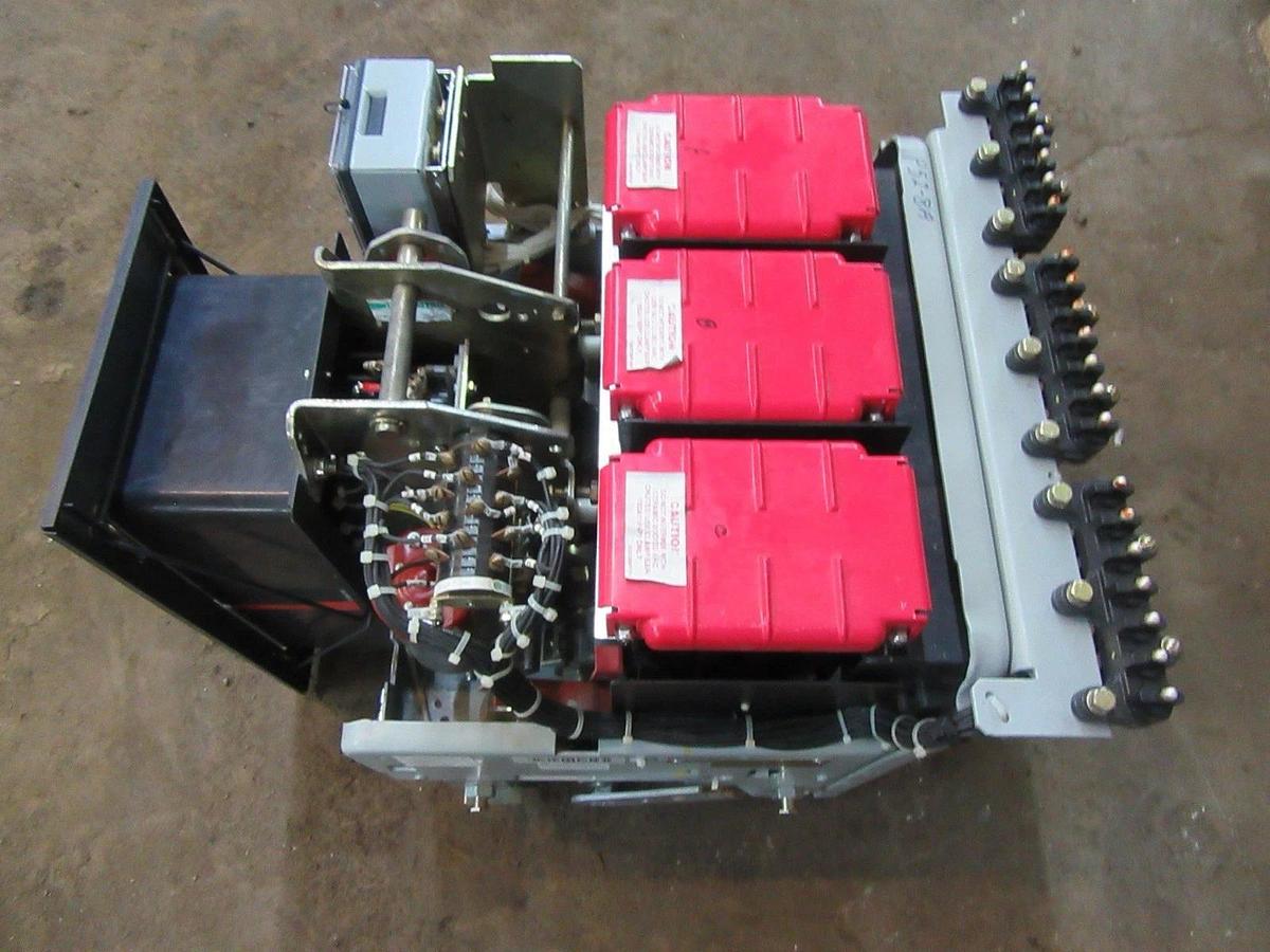Used GE AKR 1600 AMP BREAKER AKR-8D-50-H1 MICRO VERSA TRIP A216LSGMR 1600A GROUND LSG
