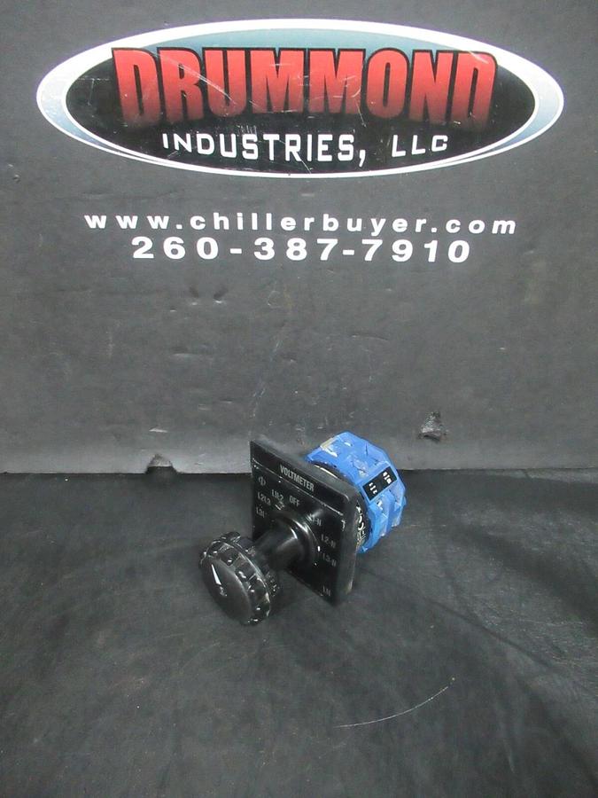 Used KRAUS + NAIMER ROTARY SWITCH A11 3 PHASE 600 VAC 10 AMP 1 HP L68952/002 AM9
