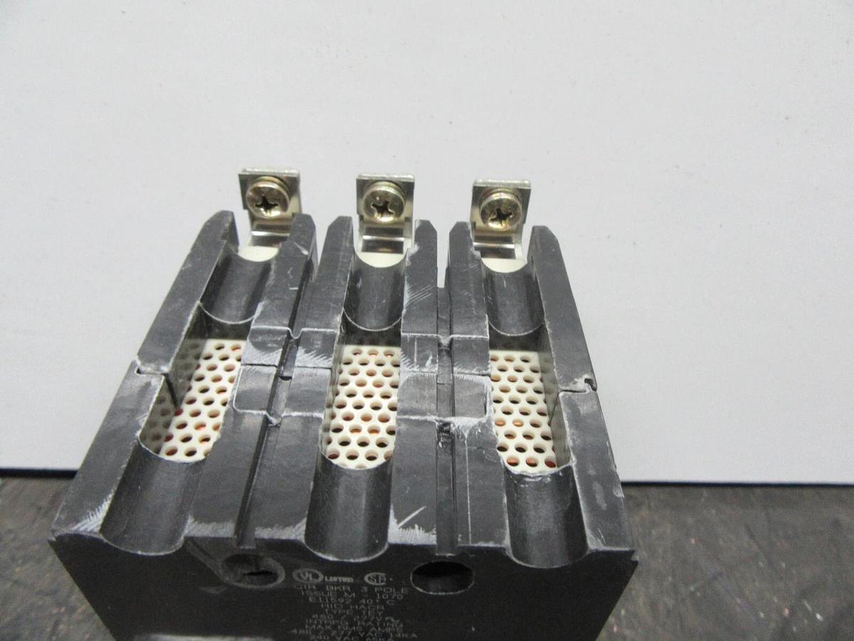 Used GE E11592 TEY HACR BREAKER 15 AMP 480/277 VAC 3-POLE **WARRANTY INCLUDED**