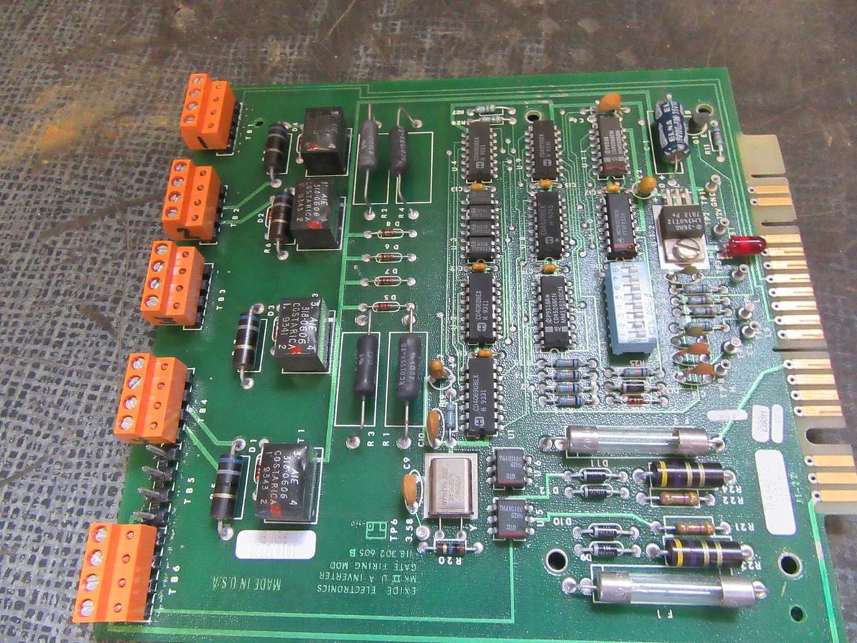 Used EXIDE INVERTER GATE FIRING MOD 118-302-605B 101072720 REV B **WARRANTY**