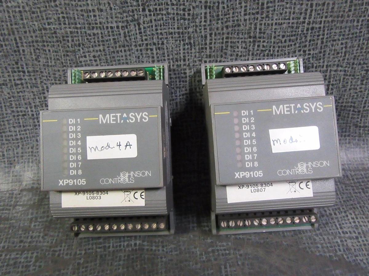 Used (1) JOHNSON CONTROLS METASYS XP-9105-8304 EXPANSION MODULE L0803  **WARRANTY**