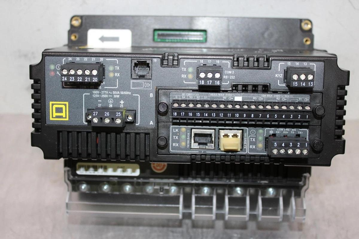 SQUARE D POWERLOGIC CIRCUIT MONITOR CM4000T 277 VAC 50 VA W/ CVMT