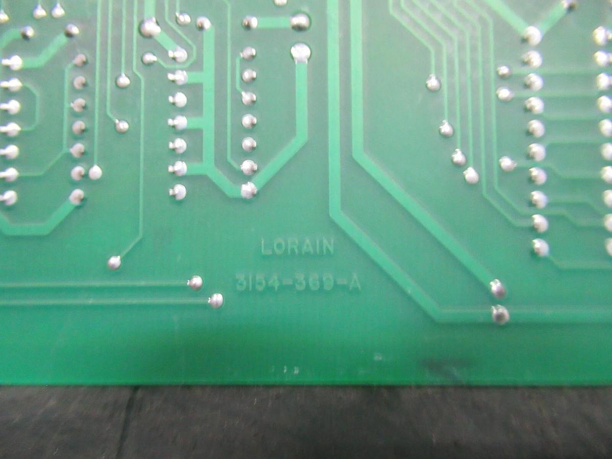Used LORAIN CIRCUIT BOARD 3154-369-A / 4867-705 **WARRANTY INCLUDED**