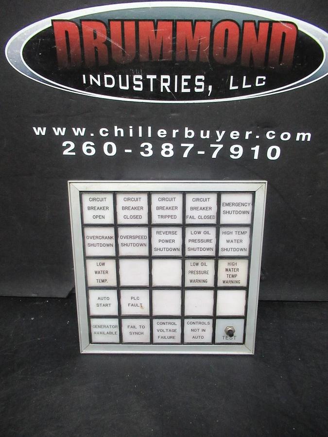 Used RONAN ENGINEERING DISPLAY LB5500 ANNUNCIATOR FAULT LOCATOR 24 VDC 0.5 AMP