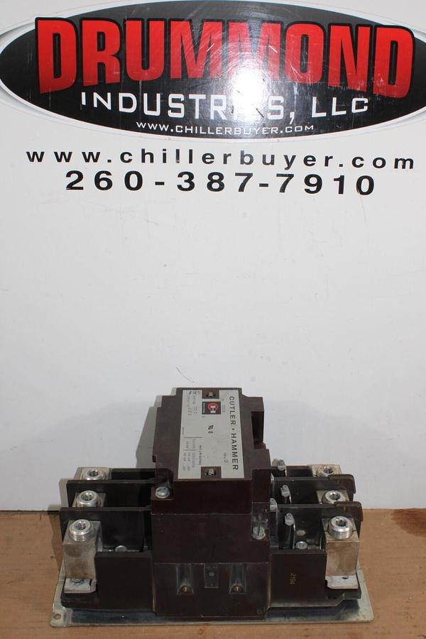 Used CUTLER HAMMER CONTACTOR C832LN1 350 AMP 600 VOLT 3-PHASE COIL: 120V **WARRANTY**