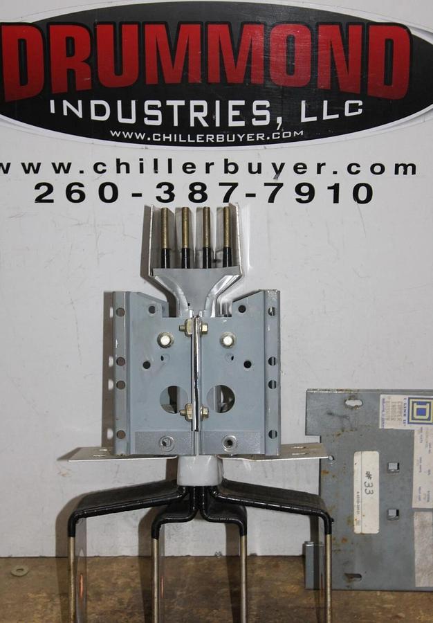 Used SQUARE D COPPER I-LINE II INDOOR 16" BUSWAY FEEDER 600V 2000A 3P4W FLANGED END