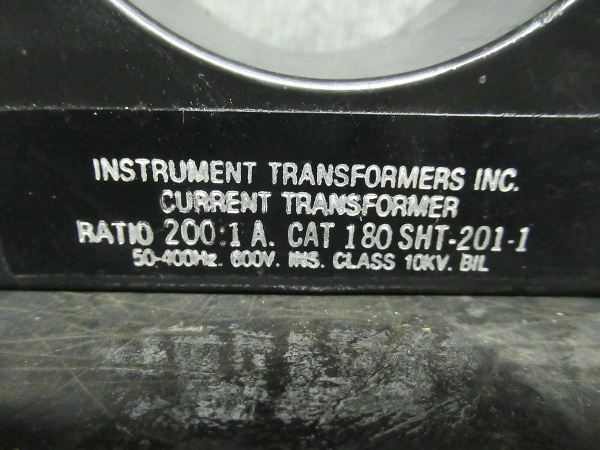 Used WESTINGHOUSE CT CAT: 2092A18H03 200:1 A 50-400 HZ 600 VOLTS **WARRANTY**