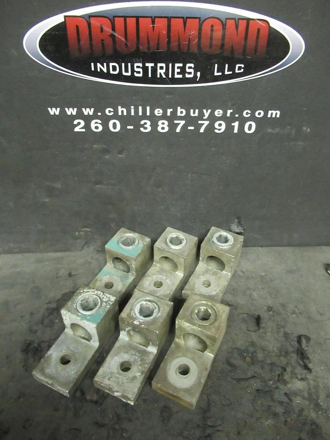Used (6) QTY ILSCO TA-600 1 (SINGLE) BARREL MECHANICAL CONNECTOR LUG TAP 600 MCM - 2