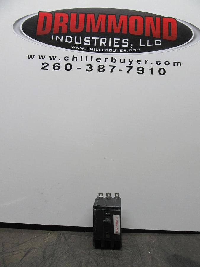 Used SQUARE D BOLT-ON HACR CIRCUIT BREAKER QOB100 100 AMP 240 VAC 3-POLE