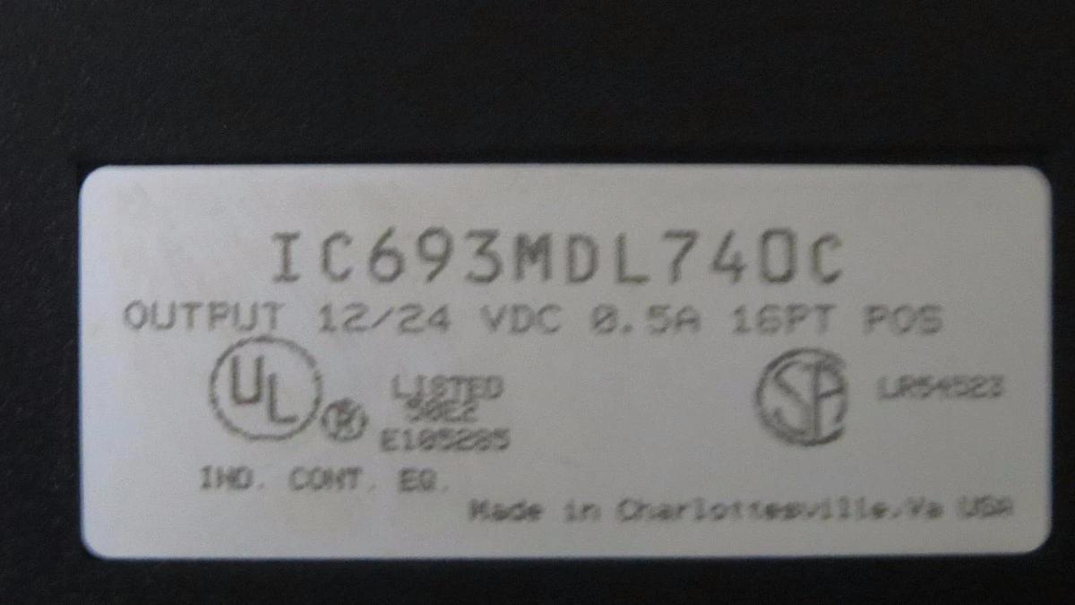 Used GE FANUC IC693MDL740C OUTPUT MODULE **WARRANTY INCLUDED**