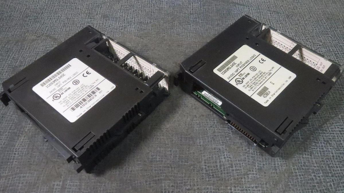 Used (1) GE FANUC INPUT MODULE 24 VDC 16 PT POS/NEG MODEL: IC693MDL645E