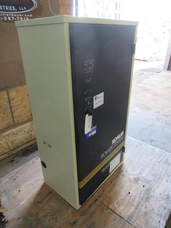 Used 260 AMP KOHLER ASCO ATS AUTOMATIC TRANSFER SWITCH K-164231-260 240 V 1 PH 60 HZ