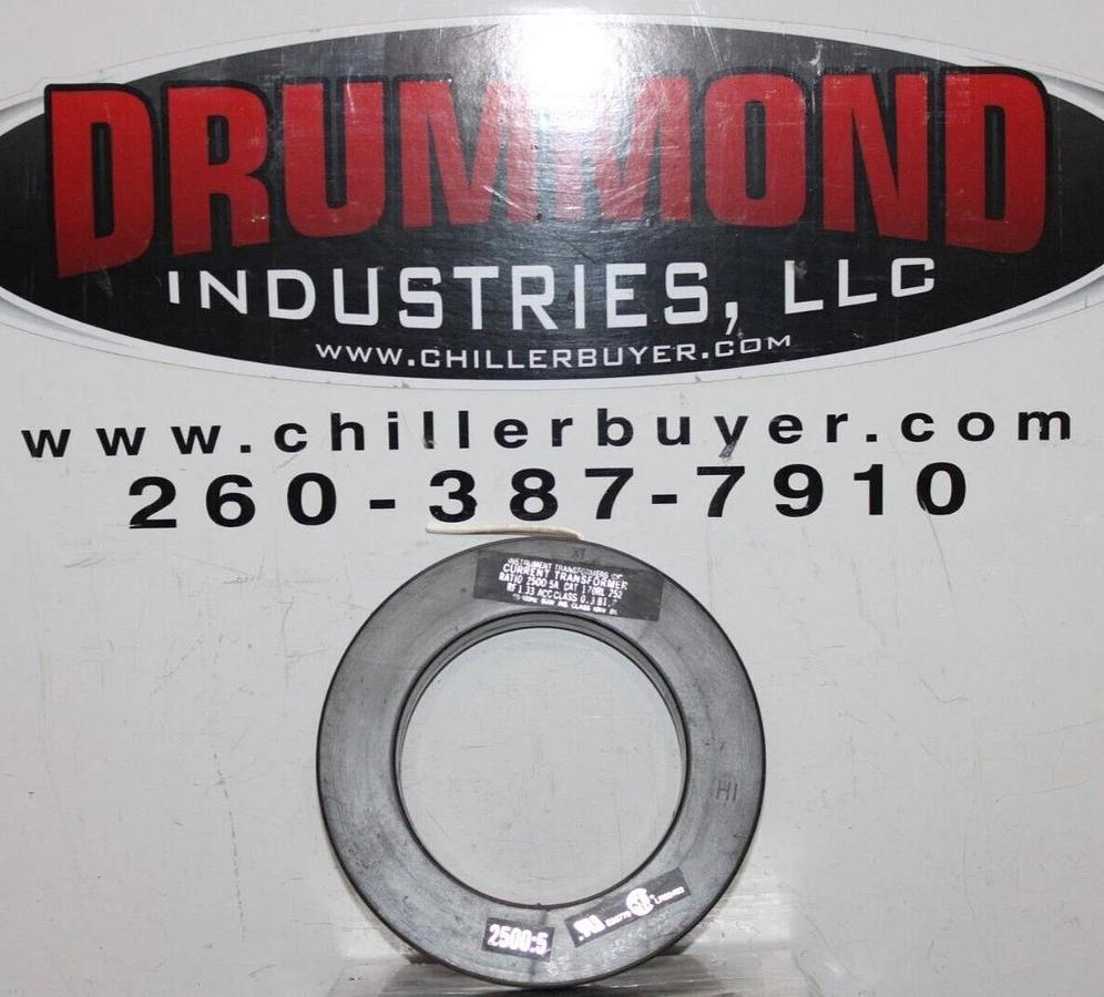 Used INSTRUMENT TRANSFORMERS CURRENT TRANSFORMER 170-RL-252 2500:5 50-400HZ 600V