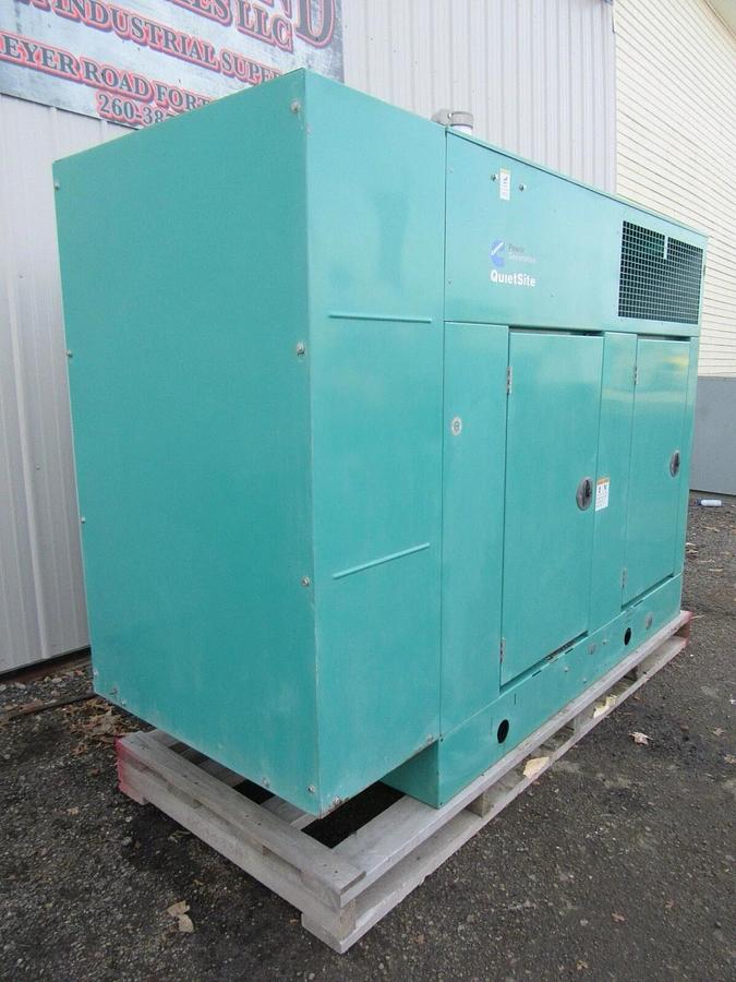 Used 35 KW GENERATOR NATURAL GAS LP PROPANE CUMMINS ONAN 120/240 VOLT 1 PH 642 HRS
