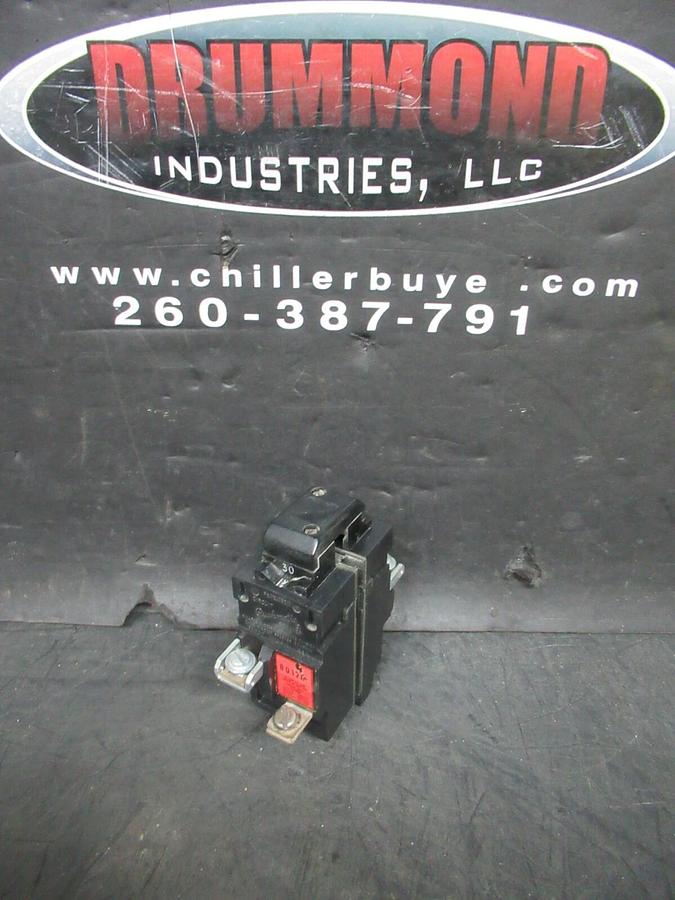 Used BULLDOG ELECTRIC / PUSHMATIC BREAKER P-280 46011 30 AMP 240 VAC 2-POLE