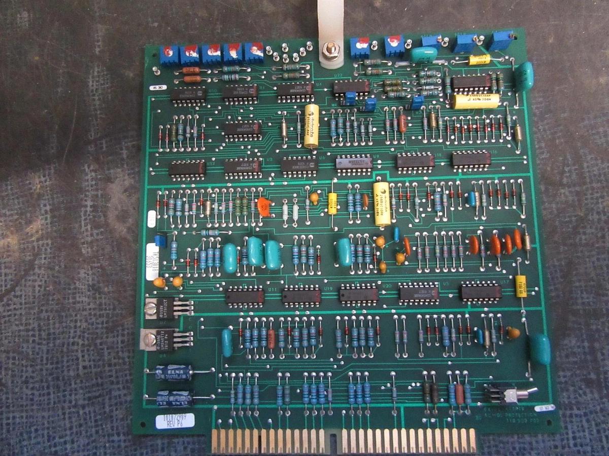 Used EXIDE AC-DC PROTECTION CARD CIRCUIT BOARD 101072909 REV P6 A13A18 118302722 P2