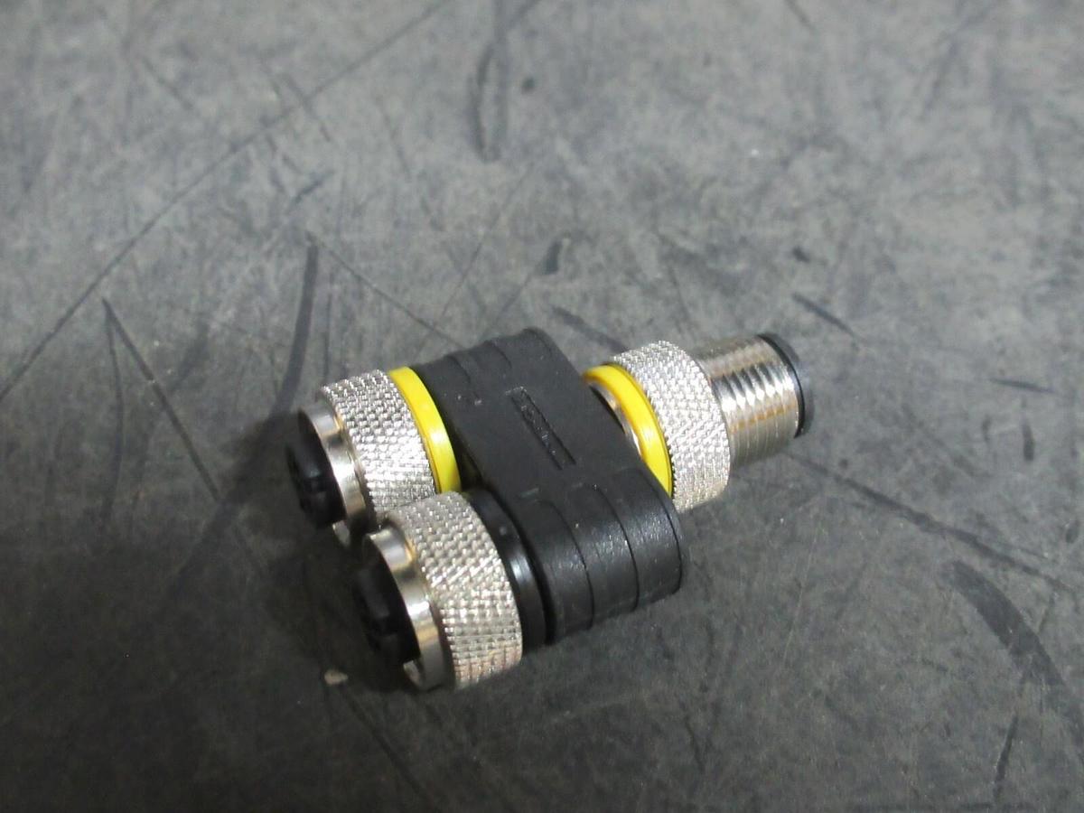 NEW IN BAG TURCK YB2-FSM4.5-2FKM4.5 EUROFAST DAISY CHAIN SPLITTER CONNECTOR