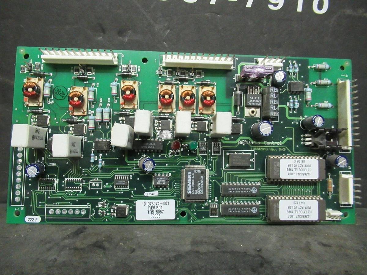 Used EXIDE ELECTRONICS RECTIFIER CONTROL BOARD 118302846 REV A-3 101073074-001 B01