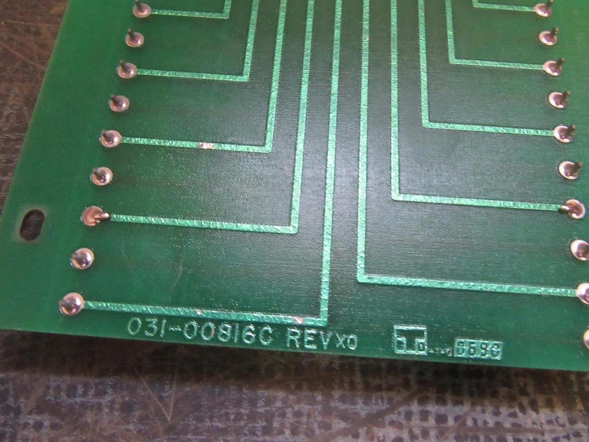 Used YORK CIRCUIT BOARD CARD SLOT 031-00816C REV A **WARRANTY**