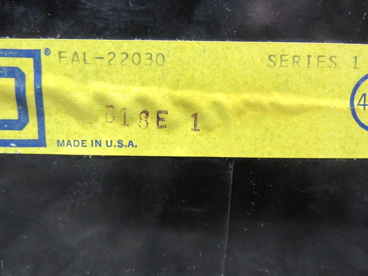 Used SQUARE D CIRCUIT BREAKER FAL22030 30 AMP 2-POLE 240 VAC **WARRANTY INCLUDED**