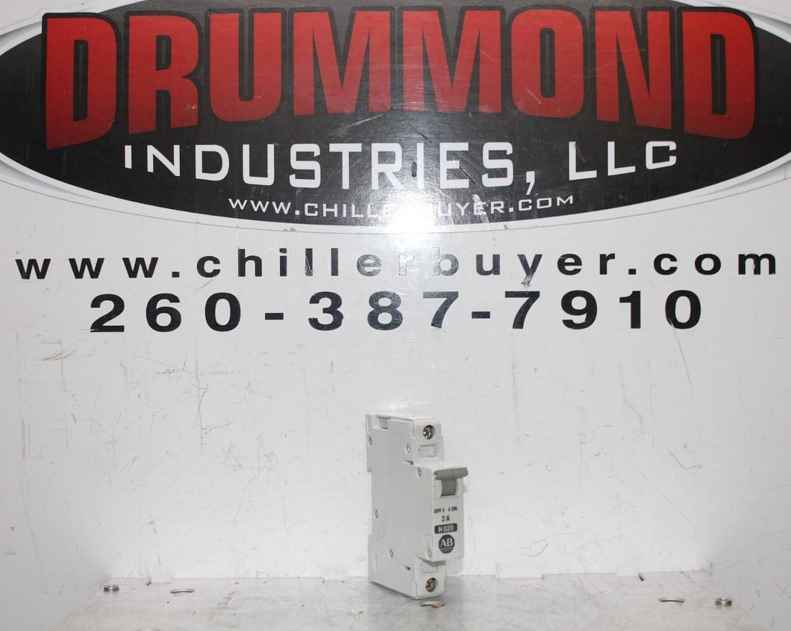 Used ALLEN BRADLEY CIRCUIT BREAKER 1492-CB1 SINGLE POLE 2 AMP 277 VAC H020