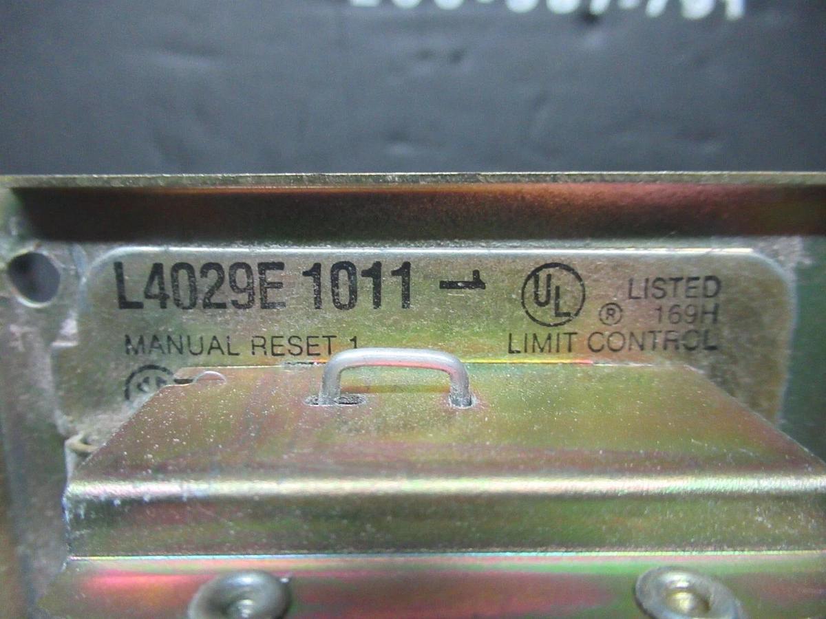 Used HONEYWELL TRADELINE LIMIT CONTROL L4029E-1011 **WARRANTY INCLUDED**