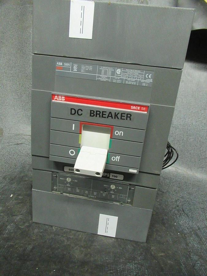 Used ABB CIRCUIT BREAKER SACE-S6 S6N 600V 800A 3-POLE 3-PHASE **WARRRANTY**