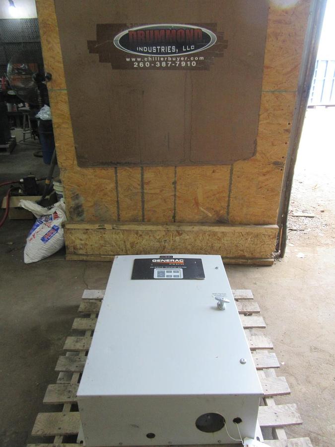 Used 100 AMP GENERAC HTS ATS AUTOMATIC TRANSFER SWITCH HTSN100G1 120/208 VAC