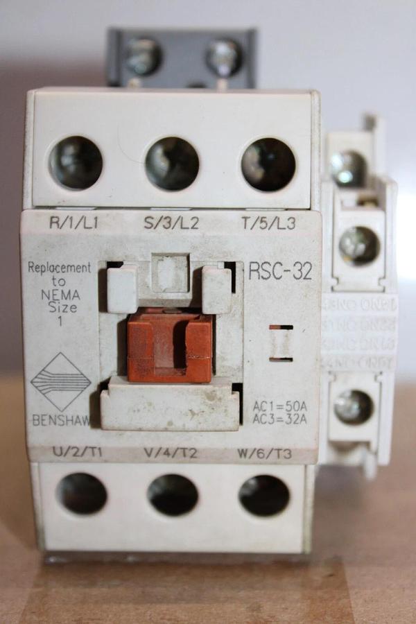 Used BENSHAW CONTACTOR RSC-32 32 AMP 600 VAC 20 HP **WARRANTY**