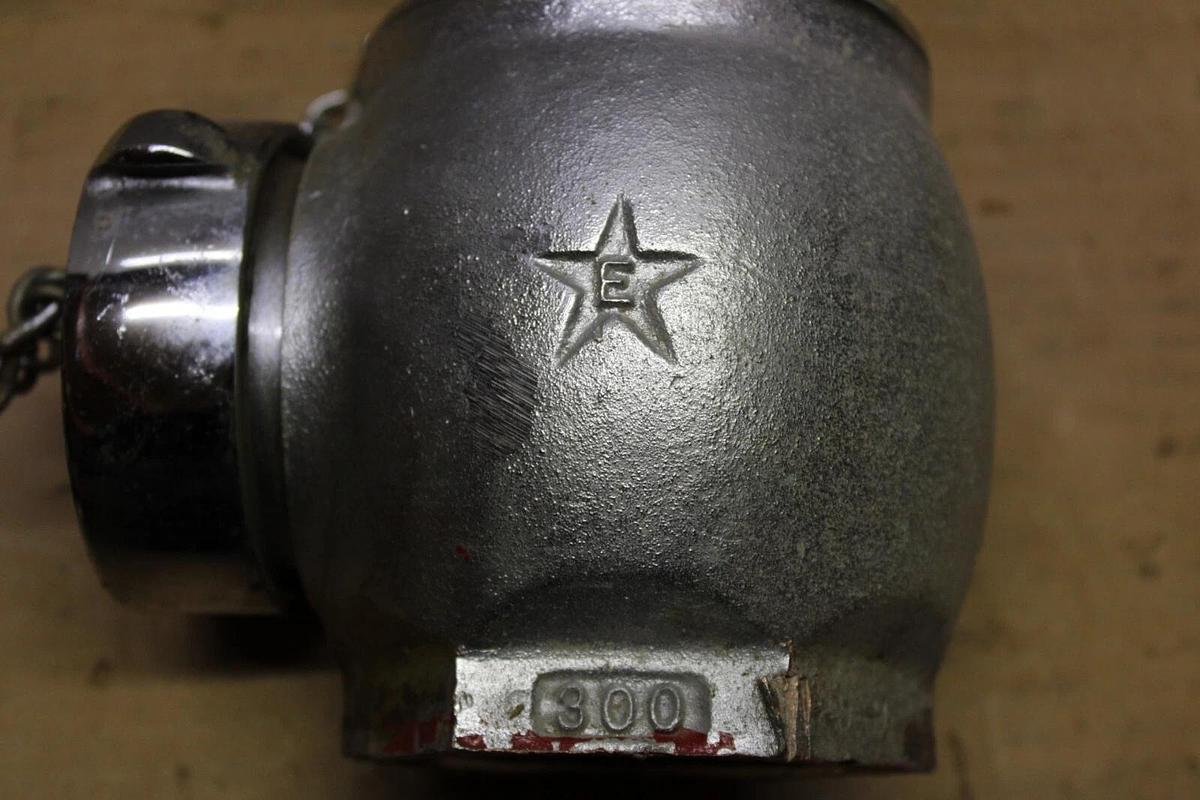 Used ELKHART BRASS U ANGLE FIRE HOSE VALVE 2.5" 15-31-SA 300 PSI **WARRANTY**