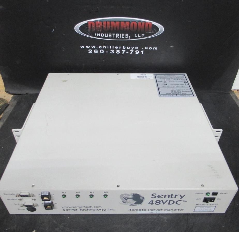 Used SERVER TECHNOLOGY SENTRY REMOTE POWER SAVER R-4835-0-4 48 VDC 100 AMP