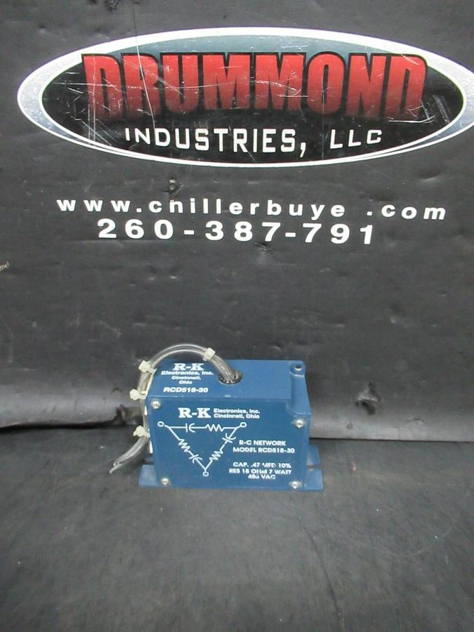 Used RK ELECTRONICS RC NETWORK RCD518-30 480 VAC 7 WATT 18 OHM **WARRANTY**