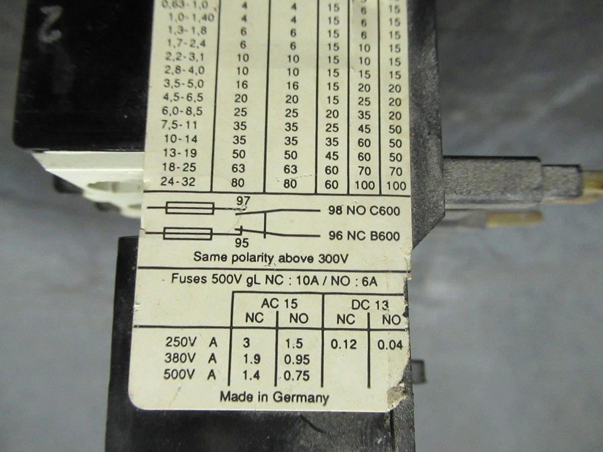 Used ABB OVERLOAD RELAY T25-DU 600V 10A **WARRANTY INCLUDED**