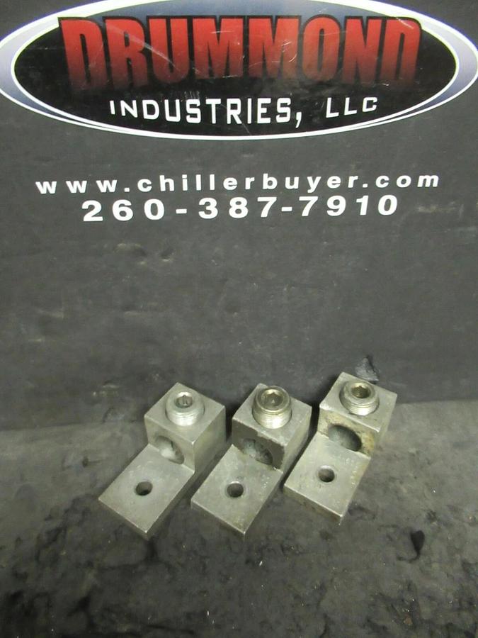Used (3) QTY CMC LA-600 1 (SINGLE) BARREL MECHANICAL CONNECTOR LUG TAP 600 KCMIL - 2