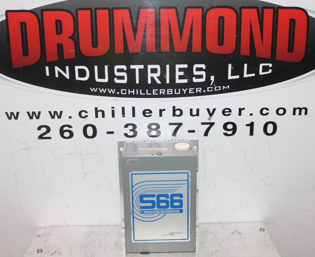 Used JOHNSON CONTROLS S66 ELECTRONIC FAN SPEED CONTROLLER S66DC-1 8 AMP 480 VAC